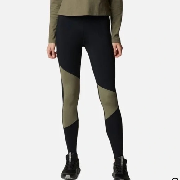 NWT Columbia Women’s Columbia Lodge Colorblock 7/8 Leggings - Picture 1 of 10